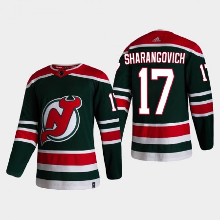 Pánské Hokejový Dres New Jersey Devils Dresy Yegor Sharangovich 17 2020-21 Reverse Retro Authentic